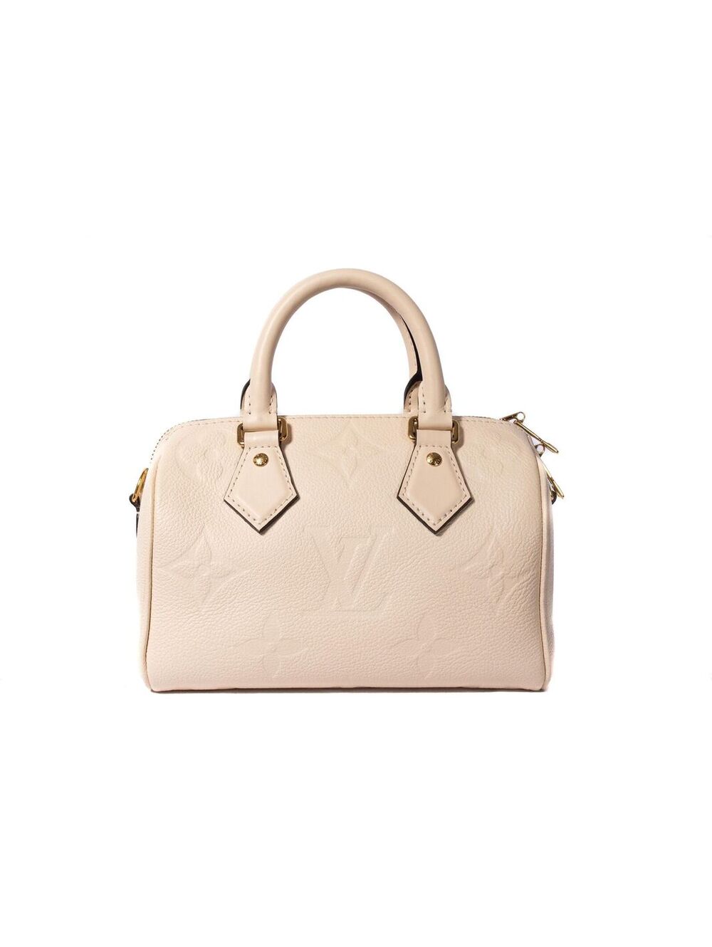 Louis Vuitton Speedy Bandoulière 25 Cream Empreinte Speedy